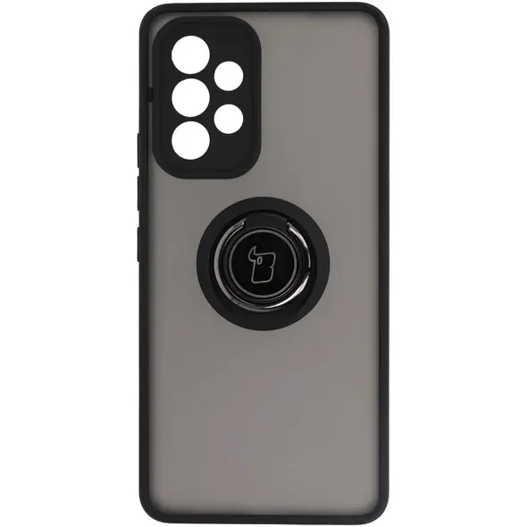Bizon Case Hybrid Ring Samsung Galaxy A53 5G smoky with a black frame