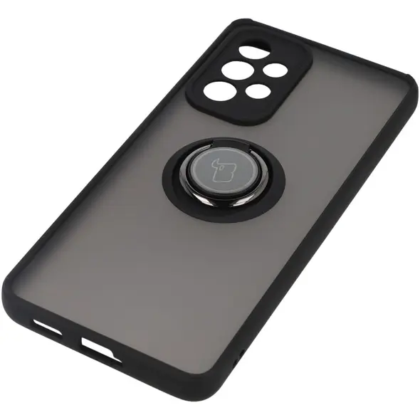 Bizon Case Hybrid Ring Samsung Galaxy A53 5G smoky with a black frame