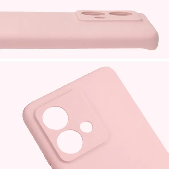 Bizon Soft Case Motorola Edge 40 Neo powder pink