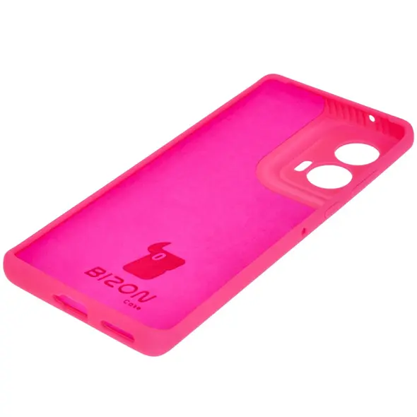 Bizon Soft Case Motorola Edge 50 Fusion neon pink