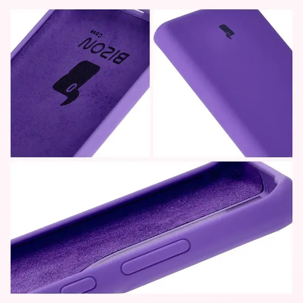Bizon Soft Case Motorola Edge 50 Fusion purple