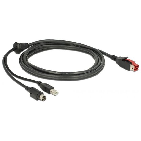 Kabel USB Delock USB-A - 3 m Czarny (85489)