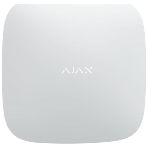 Ajax Centrala Hub Plus 2xSIM, 3G/2G, Ethernet biały