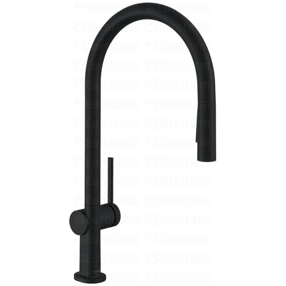 Bateria kuchenna Hansgrohe Talis M54 stojąca czarna matowa (72801670)