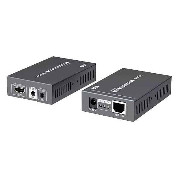 Προσαρμογέας AV Deltaco HDMI adaptis DELTACO 70m, PoE, HDBase T, juodas / LKV375N / HDMI-273 13320702 7333048026576