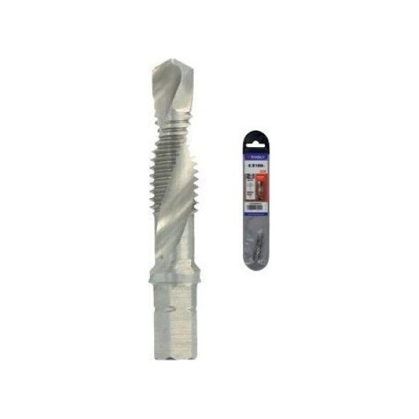 Tivoly Kombinuotas sriegiklis su krajžtu (2 in1) HSS, 1/4" εξάγωνο, M8x1.25xL49 TIVOLY 13412037 3221910881634