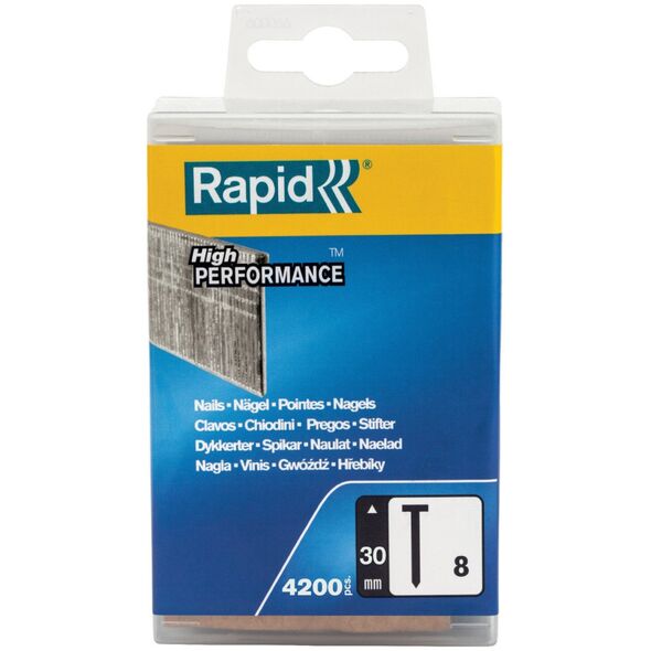 Rapid Vinys 8/30mm No. 8 4200vnt., Rapid 13412048 4051661007477