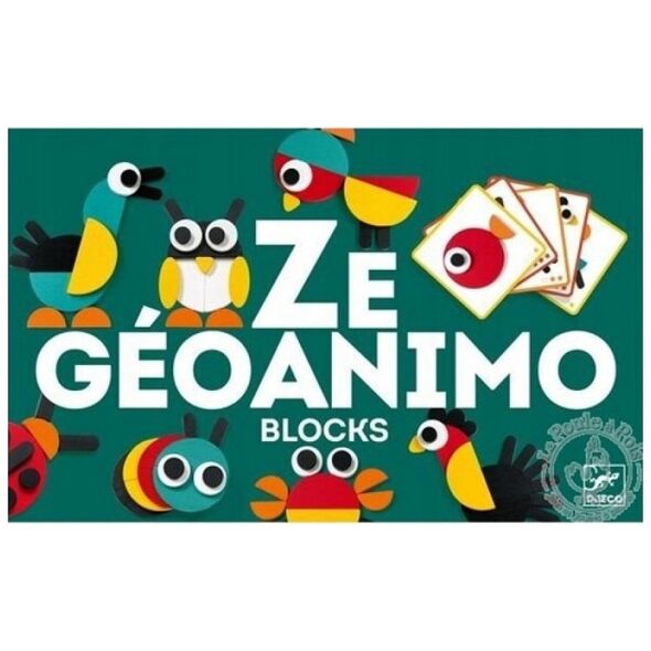 Djeco Djeco Paveikslėlių konstruktorius - Ze Geoanimo
