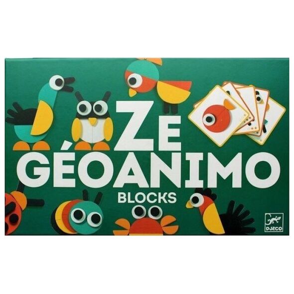 Djeco Djeco Paveikslėlių konstruktorius - Ze Geoanimo