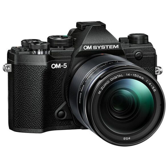 Aparat Olympus OM-5 czarny + M.Zuiko Digital ED 14-150mm f/4-5.6 II (V210021BE000)