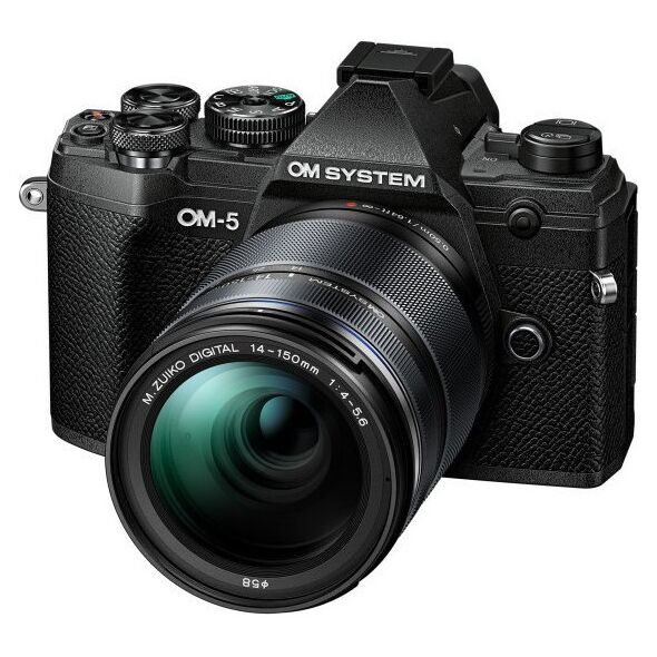 Aparat Olympus OM-5 czarny + M.Zuiko Digital ED 14-150mm f/4-5.6 II (V210021BE000)
