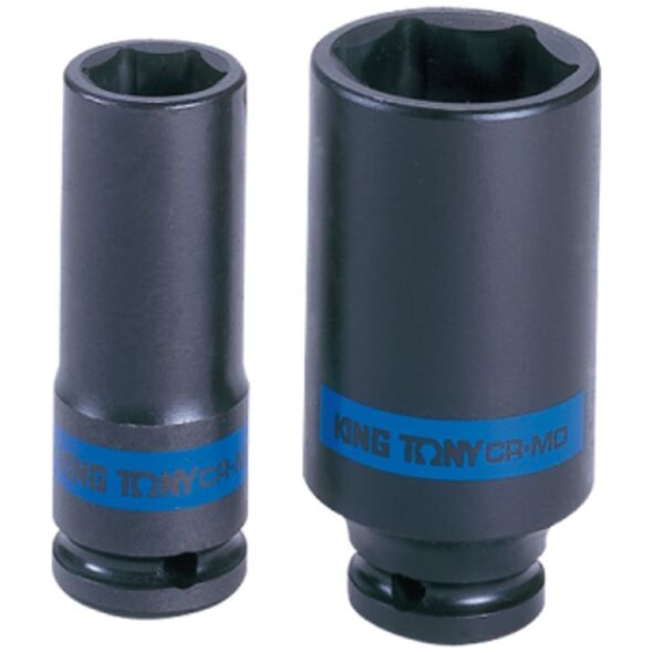 King Tony NASADKA DŁUGA UDAROWA 1/2" 46mm x 80mm, 6-kąt King Tony