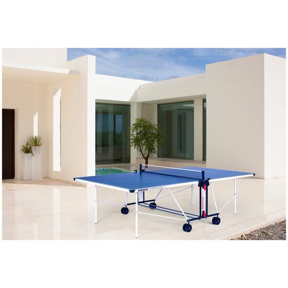 Τραπεζάκι πινγκ πονγκ Εξωτερικός χώρος Teniso stalas outdoor 4mm DONIC Roller Fun Mėlyna 13441502 4250819024919