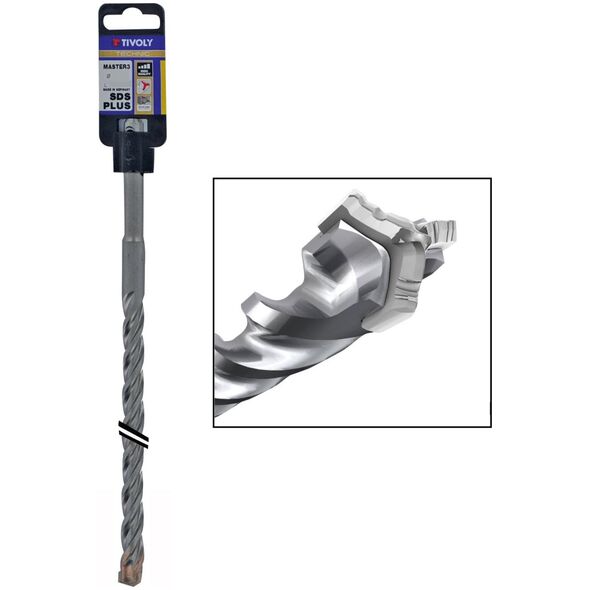 Τρυπάνι Tivoly SDS+ με gelžbetoniui Tivoly Technic Master 3 Heavy Duty | Ø20*450*400mm 13452061 3221912072009