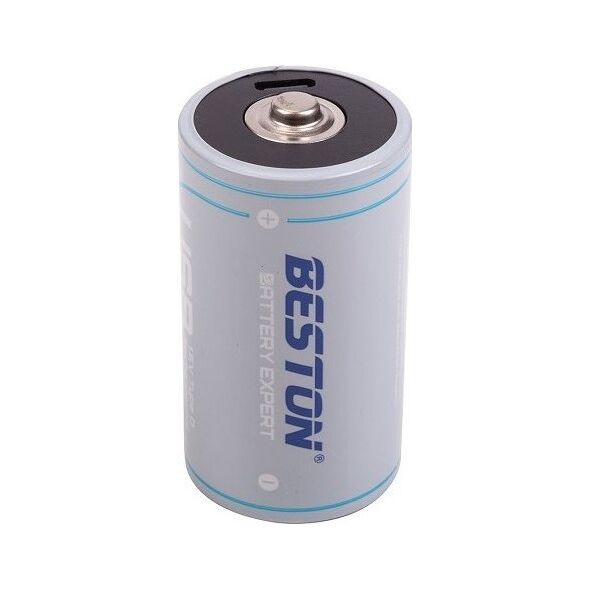 BESTON Baterija D įkraunama su USB-C lizdu, 1.5V, 4000mAh, Li-Ion 13467711 9990000620302