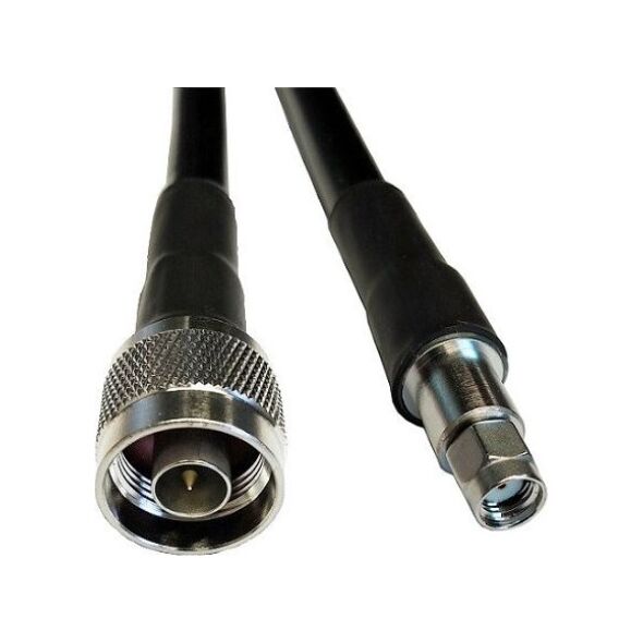 Hismart Kabelis LMR-400, 10m ilgio, N-αρσενικό į RP-SMA-αρσενικό 13473011 9990000991518