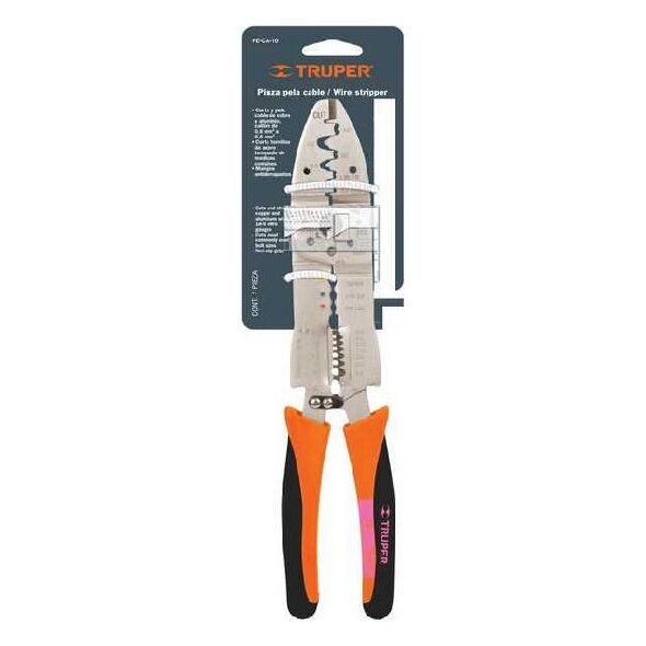 Truper Kabelio nužievinimo, kirpimo bei užspaudimo replės 25,4cm Truper® 13782977 7501206681398