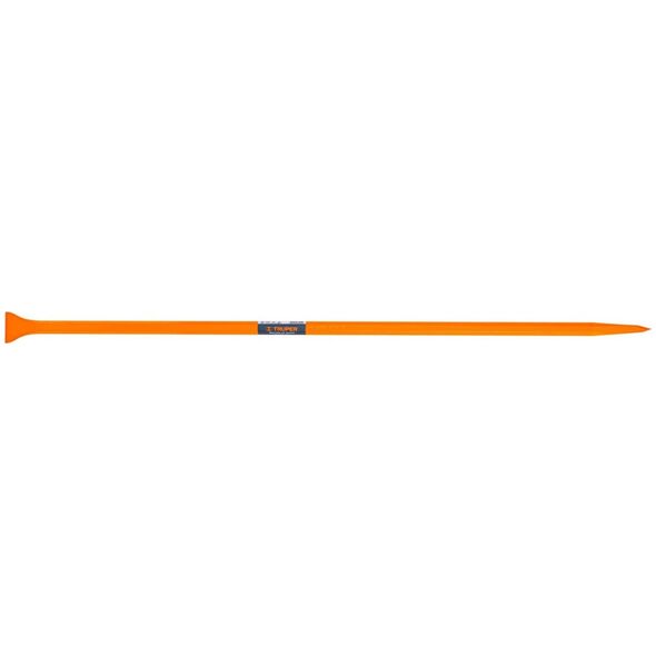 Truper San Angelo tiesus laužtuvas 6kg, 25x1500mm. Vienas galas smailus, kitas 72mm pločio plokščias. Šešiakampis strypas, grūdintas plienas Truper® 13783494 7501206631607