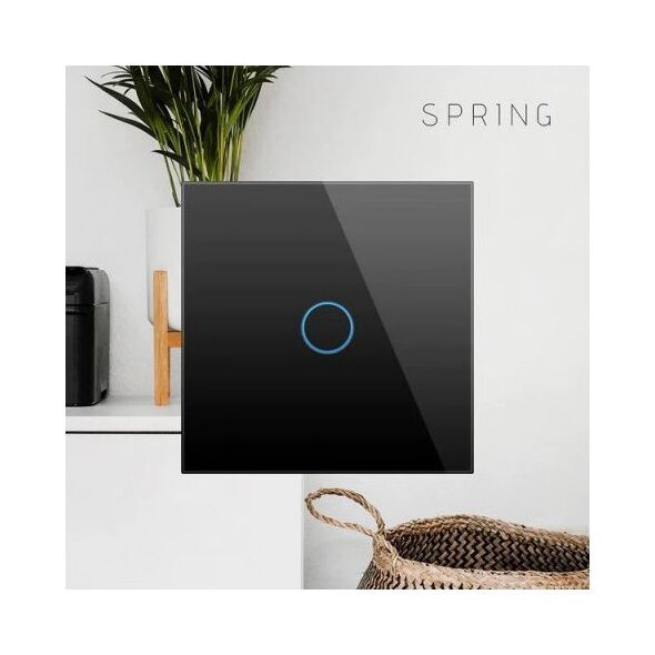 Hurtel Spring Tripolis sensorinis jungiklis, nuotolinis valdymas (WIFI), Juodas 13783885 713239860993