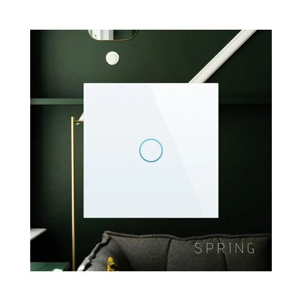 Hurtel Spring Dvipolis sensorinis jungiklis, nuotolinis valdymas (WIFI), Baltas 13783889 713239860382