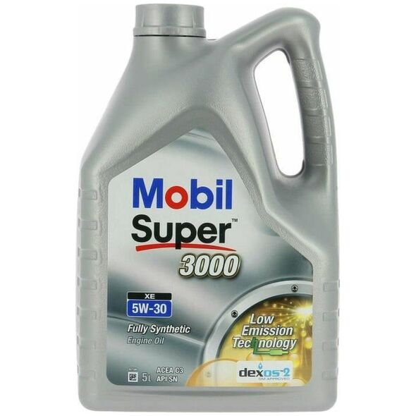 Mobil Alyva SUPER 3000 XE 5W/30 sintetinė varikliams 5 L 13783940 5407008071110