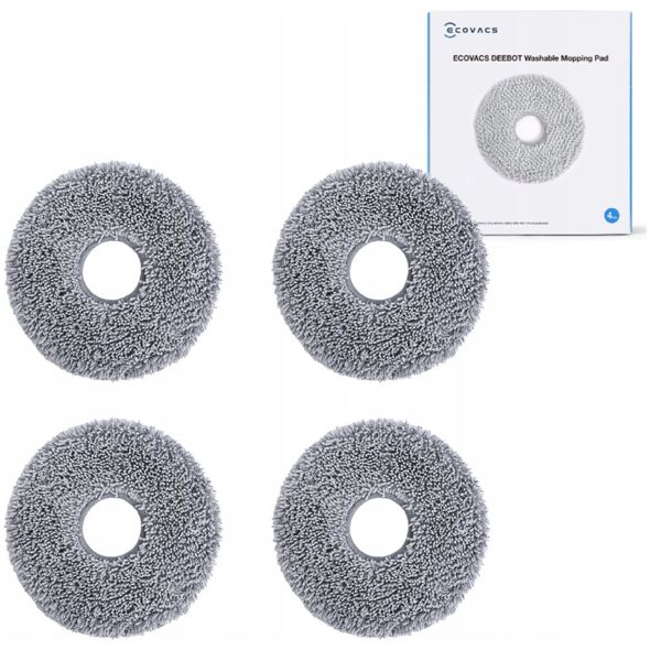 Ecovacs Ecovacs Πλενόμενα μαξιλάρια σφουγγαρίσματος για συστήματα σφουγγαρίσματος OZMO Turbo της οικογένειας T30/T30S, 2 σετ/κιβώτιο | DCC020042 13784715 6970135031962