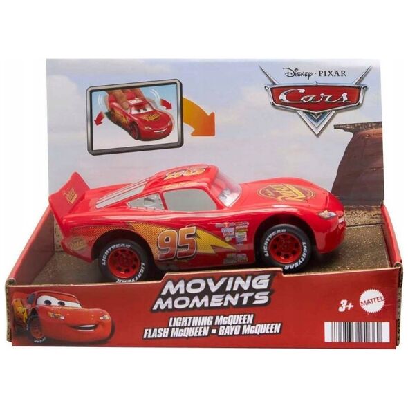 Mattel Cars Auta Rozbujany Zygzak McQueen Pojazd Ruchome elementy (oczy i usta)