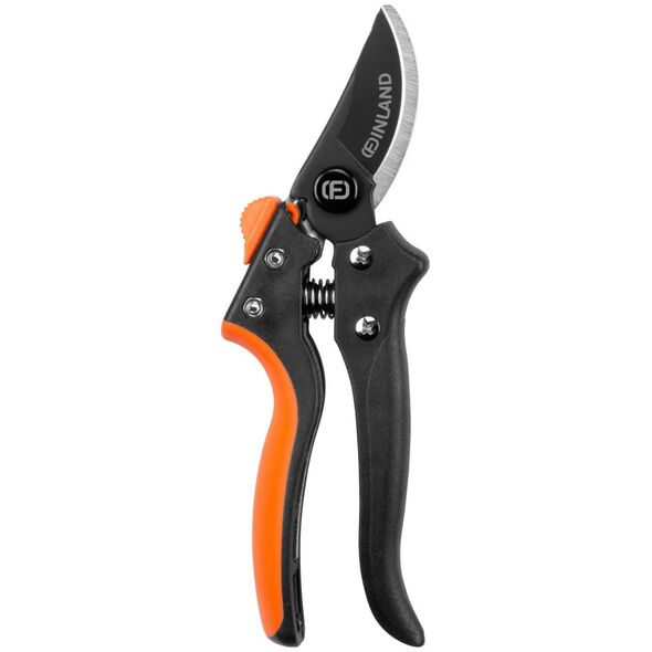 Sekator Bahco Finland Sekatorius prasilenkiančiais siaurais ašmenimis. Bendras ilgis 210mm, kerpa Ø24mm.