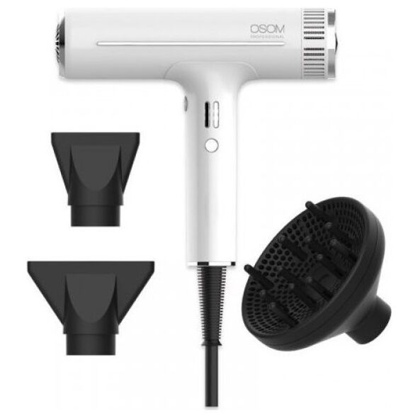 Osom Professional Osom Professional Plaukų džiovintuvas 1800W στεγνωτήριο, baltas OSOMDF06HDWH 14289032 4772132007986