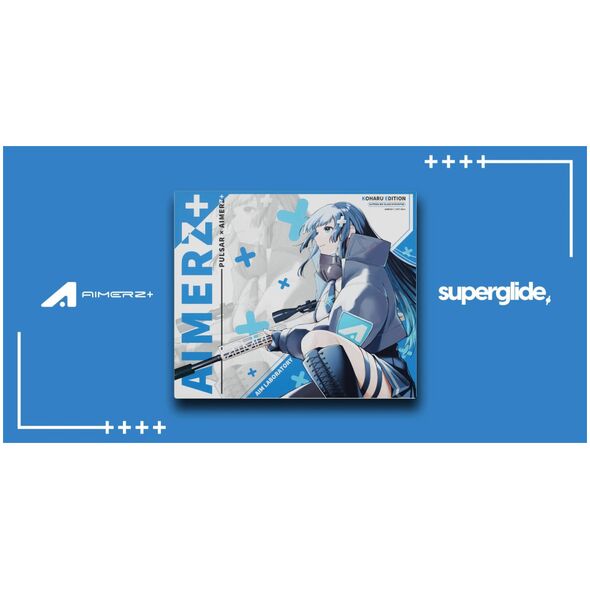 Pulsar Superglide V2 XL Aimerz Koharu Edition Pelės kilimėlis Stiklinis Pelės Kilimėlis