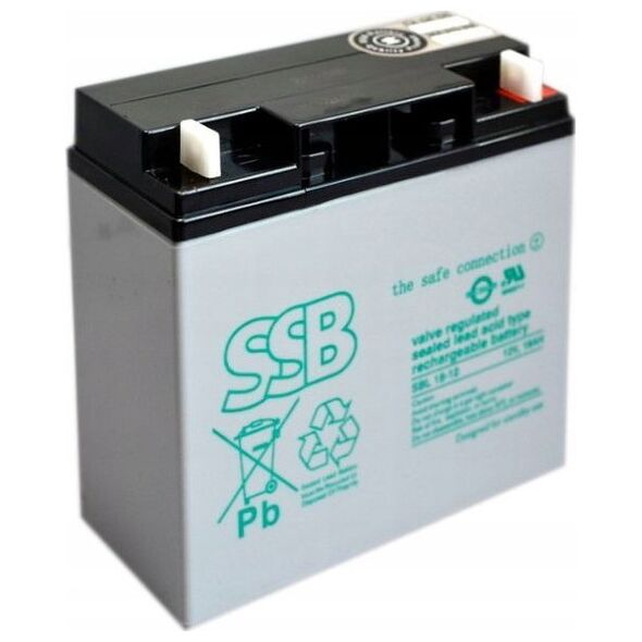 Akumuliatorius (AGM) SSB SBL 18Ah 12V F3 VRLA (pakuotėje 2)