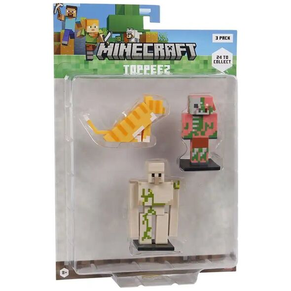 Figurka Minecraft MINECRAFT 3D Pencil Toppers figures 3-pack