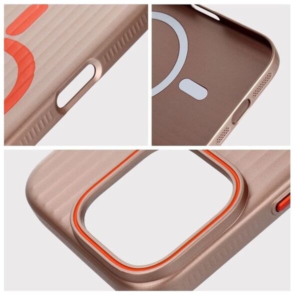 Futerał SIMPLY kompatybilny z MagSafe do IPHONE 15 Pro Max tytan pustynny