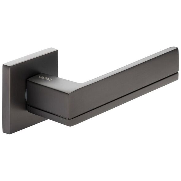 Door handle INOVO Shadow 671 SLIM, square, graphite color.