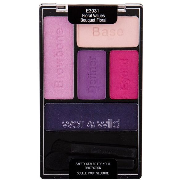 Wet n Wild Wet n Wild, Εικονίδιο χρώματος, Παλέτα σκιών ματιών, E3931, Floral Values, 5 αποχρώσεις, 6 g Για γυναίκες 13277378 4049775539311