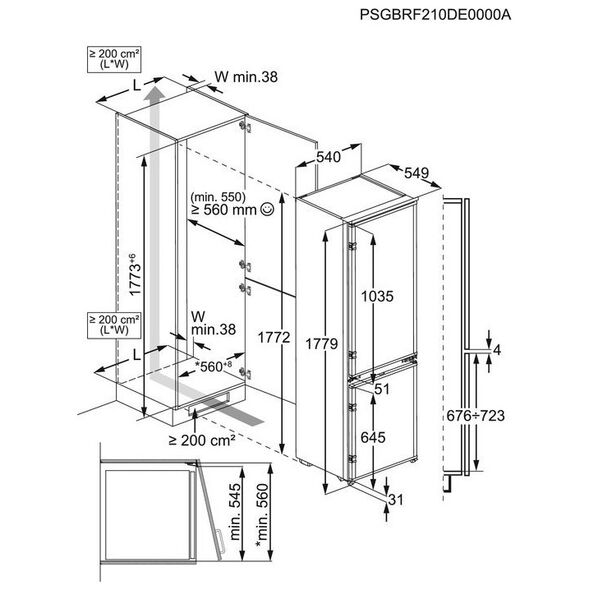 Ψυγείο Electrolux Electrolux LND5FE18S 13432277 7332543978625