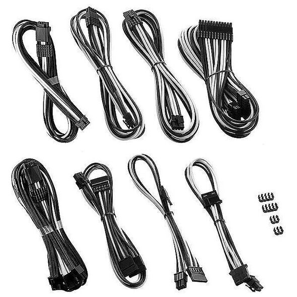 CableMod CableMod RT-Series PRO ModMesh 12VHPWR Dual Cable Kit for ASUS/Seasonic - black/white