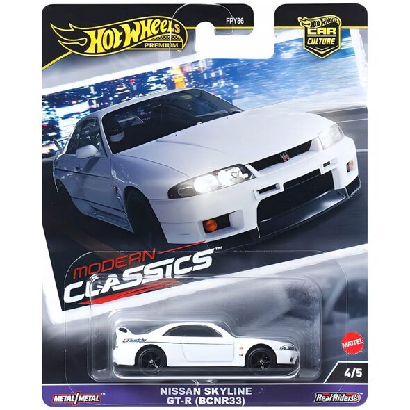 Hot Wheels Auto Nissan Skyline GT-R BCNR33 HRV99 MATTEL op.10