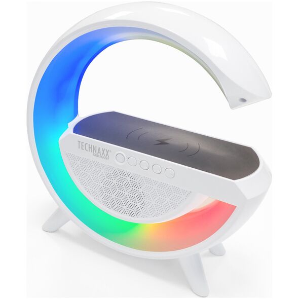 Głośnik Technaxx TX-264 LED, nocna lampka, ładowanie bezprzewodowe