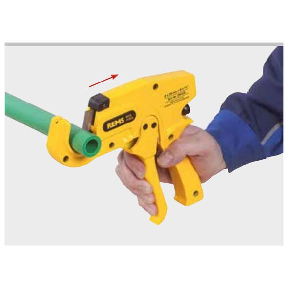 Rems Nożyce do cięcia rur tworzywowych ROS P35A z automatycznym powrotem 35mm - 291220