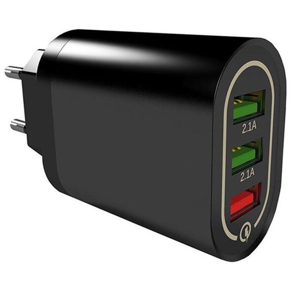 Ładowarka Oxford PLP37D 3x USB-A 3 A (V31AC-PLP37D)