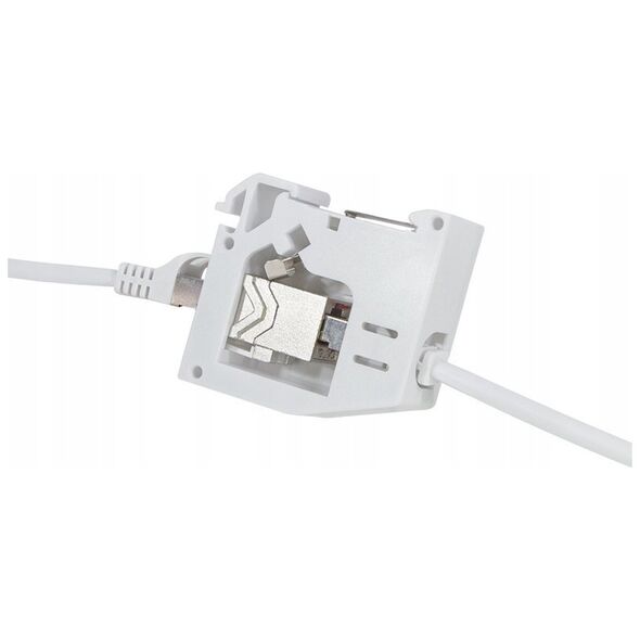 LogiLink LogiLink Hutschienenadapter m.Cat.6A-Kupplung,2xRJ45-Buchse