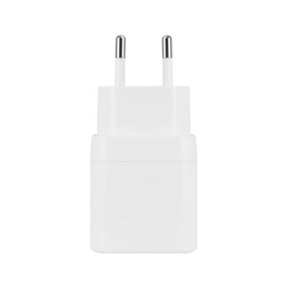 USB GaN sieninis įkroviklis DELTACO, 1x USB-A 18, W 1x USB-C PD 30 W, PPS / USBC-AC155 / 1903158