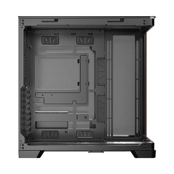 Antec C8 Curve Wood, Full Tower, PC, Black, Transparent, Wood, ATX, ITX, Glass, Plastic, Steel, Wood, 17.5 cm