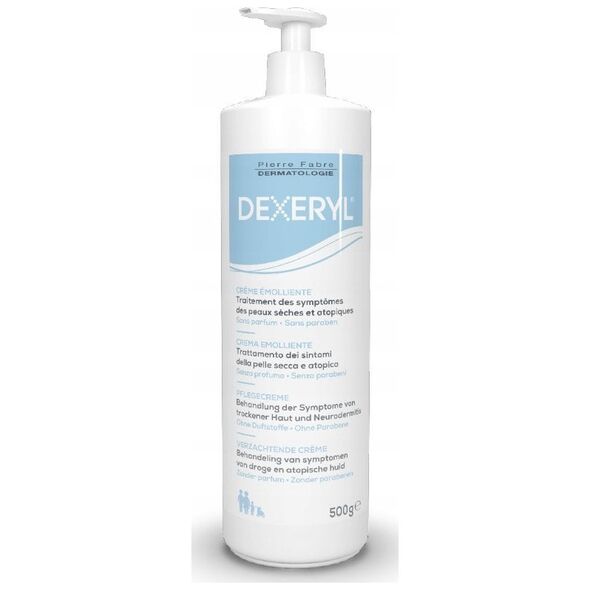 Ducray Dexeryl Emollient Kreminis Dry Skin 2x, 500g