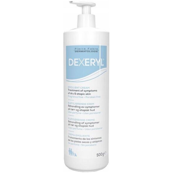 Ducray Dexeryl Emollient Kreminis Dry Skin 2x, 500g
