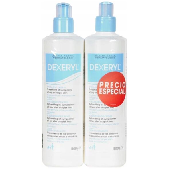 Ducray Dexeryl Emollient Kreminis Dry Skin 2x, 500g