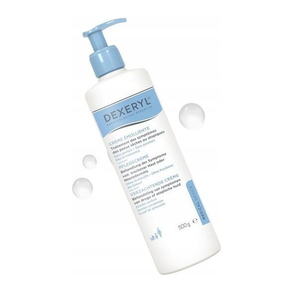 Ducray Dexeryl Emollient Kreminis Dry Skin 2x, 500g