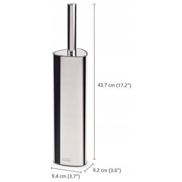 Joseph Joseph Joseph Joseph Flex 360 Toilet Brush  Stainless Steel