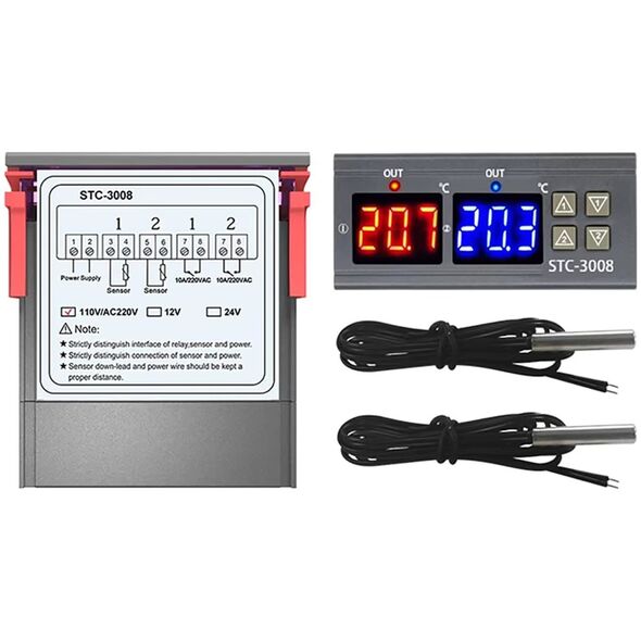 Termostat 230V STC-3008 E6246